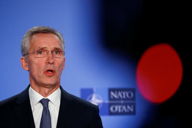 Generalni sekretar zveze Jens Stoltenberg je pozval Iran, naj se vzdrži nadaljnjega nasilja. FOTO: Francois Lenoir Reuters