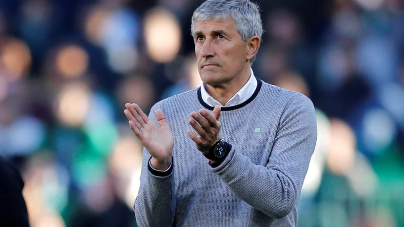 Fotografija: Quique Setien je novi trener Barcelone. FOTO: Reuters