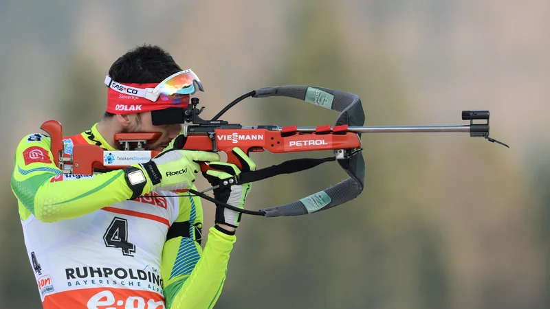 Fotografija: Jakov Fak že vrsto let nastopa v Ruhpoldingu, meki biatlona na Bavarskem. FOTO: AFP