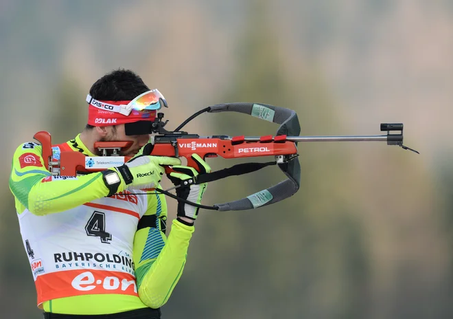 Jakov Fak že vrsto let nastopa v Ruhpoldingu, meki biatlona na Bavarskem. FOTO: AFP