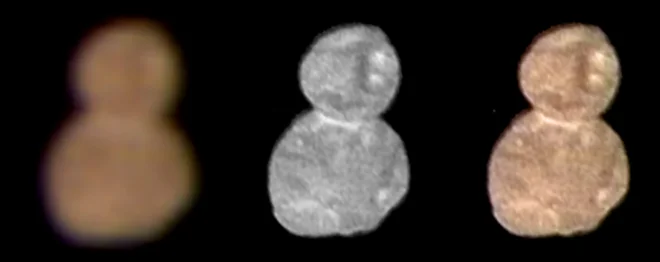 Arrokoth FOTO: NASA/Johns Hopkins University Applied Physics Laboratory/Southwest Research Institute/AFP