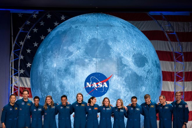 Trinajsterica astronavtov, ki lahko upajo, da bodo v okviru programa Artemis stopili na Luno. FOTO: AFP
