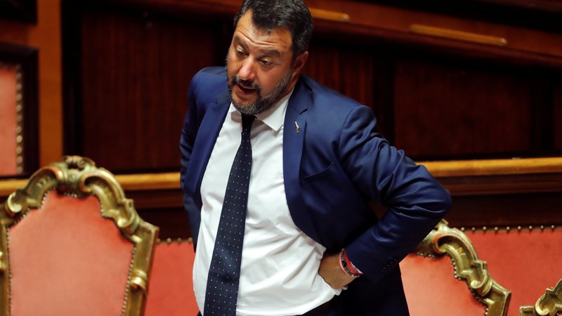 Fotografija: Matteo Salvini je z referendumom poskušal izsiliti spremembo volilnega sistema, na podlagi katerega bi lahko Liga še dodatno okrepila svoj položaj. Foto: Reuters