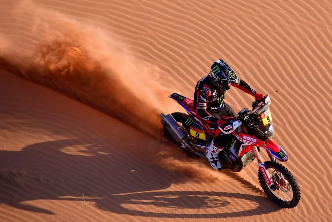 Ricky Brabec je prvi Američan, ki je slavil zmago na reliju Dakar. FOTO: AFP