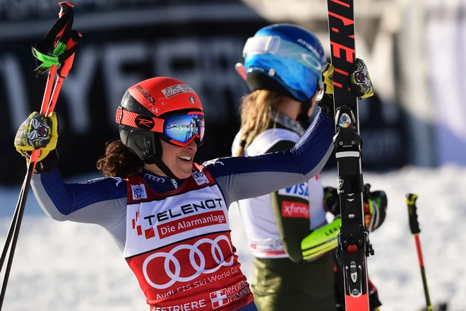 Italijanka Federica Brignone. FOTO: Miguel Medina/Afp