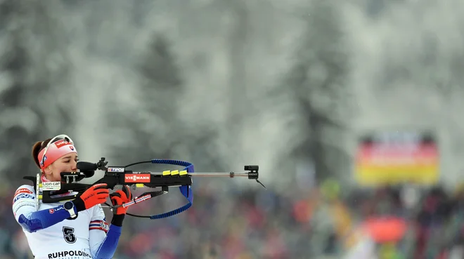 Drugouvrščena Slovakinja Paulina Fialkova. FOTO: Christof Stache/Afp