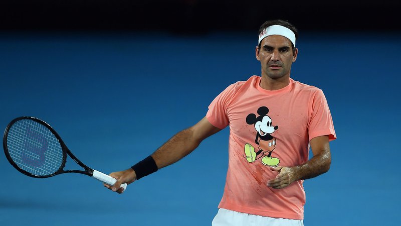 Fotografija: Roger Federer nima največjih pričakovanj za OP Avstralije.
FOTO: AFP