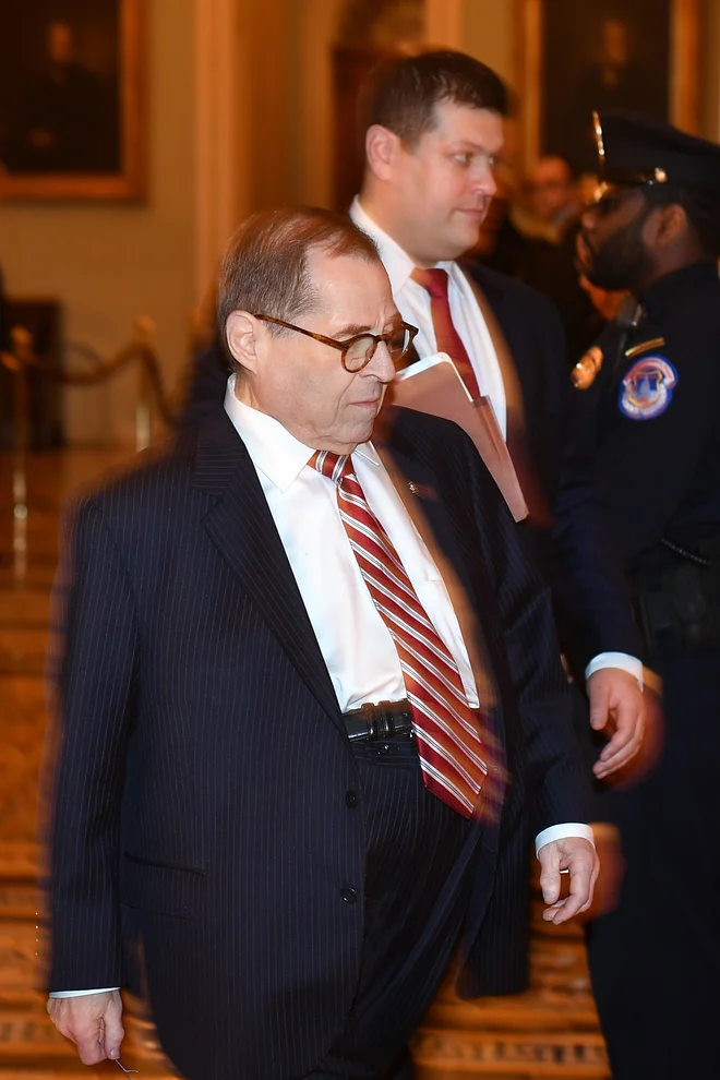 Demokratski kongresnik in Trumpov tožilec Jerry Nadler. FOTO: Mandel Ngan/AFP