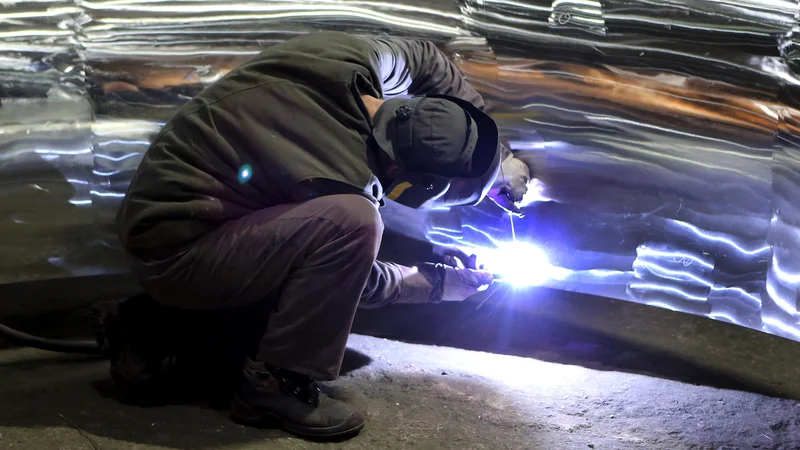 Fotografija: Jeklarska industrija v Evropi ima veliko težav. FOTO: Aleš Černivec/Delo