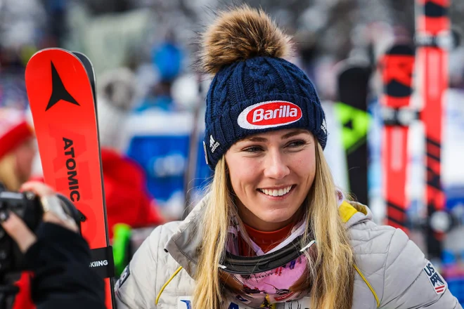 Mikaela Shiffrin je najbolje opravila z zelo zavito progo v Banskem. FOTO: USA TODAY Sports