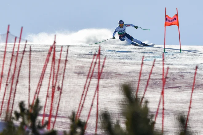 Ilki Štuhec Bansko ne bo ostal v najboljšem spominu. Proga je bila za Mariborčanko veliko preveč veleslalomska in zavita. FOTO: Nikolay Doychinov/AFP