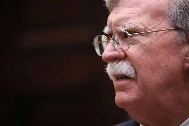 Nekdanji predsednikov svetovalec za nacionalno varnost John Bolton FOTO: Jonathan Ernst/Reuters