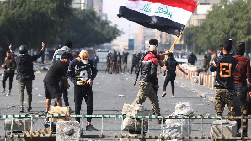 Fotografija: Nevarnost za Irak je nasilje milice Hašd al Šabi. FOTO: Ahmad Al-rubaye/AFP