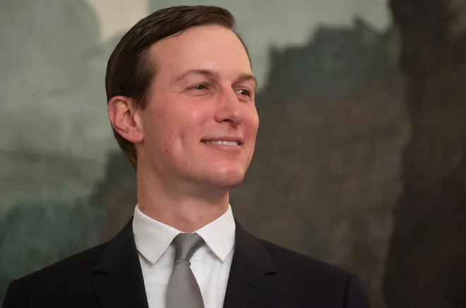 Trumpov zet Jared Kushner si je tri leta prizadeval za »vizijo«. FOTO: Saul Loeb/AFP