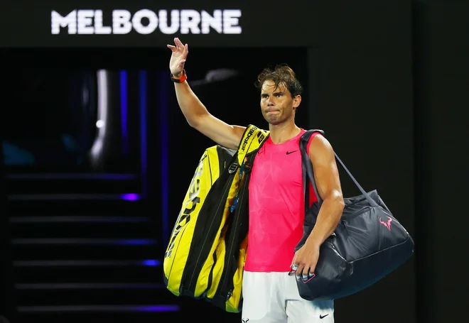 Rafael Nadal je pomahal v slovo svojim navijačem. FOTO: Reuters
