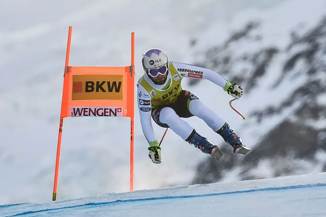 Martin Čater je bil najboljši od Slovencev na edinem treningu. FOTO: AFP