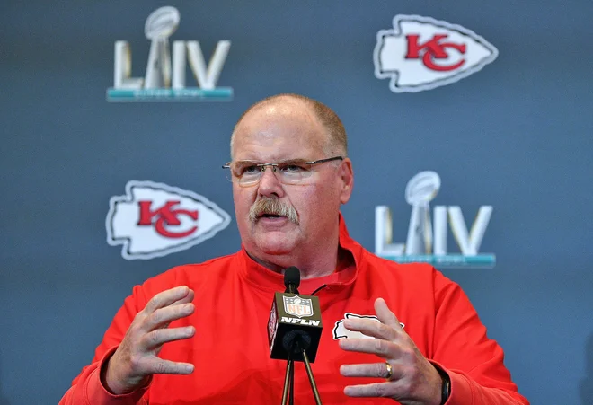 Andy Reid je najuspešnejši trener, ki še ni osvojil superbowla. FOTO: AFP