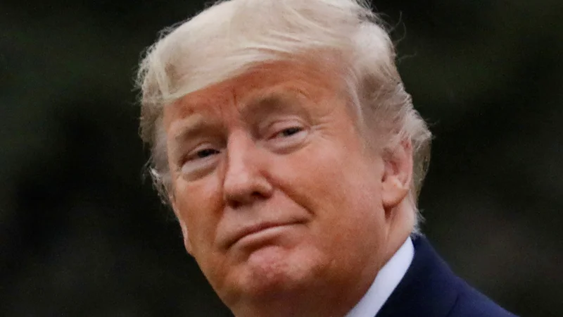 Fotografija: Ameriški predsednik Donald Trump. Foto Leah Millis Reuters