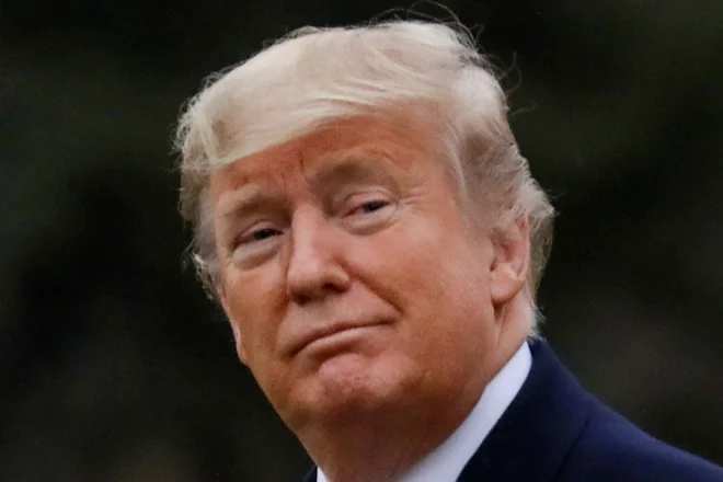 Ameriški predsednik Donald Trump. Foto Leah Millis Reuters