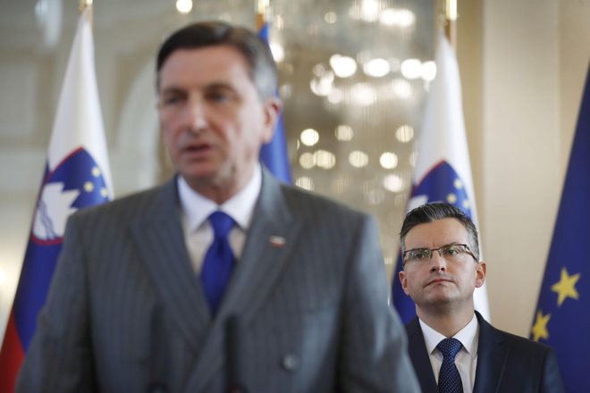 Predsednik republike Borut Pahor ima bo do četrtka še formalno preveril ali obstaja potrebna večina glasov poslancev, da bi namesto Marjana Šarca, ki je odstopil, predlagal drugega mandatarja.  FOTO: Leon Vidic