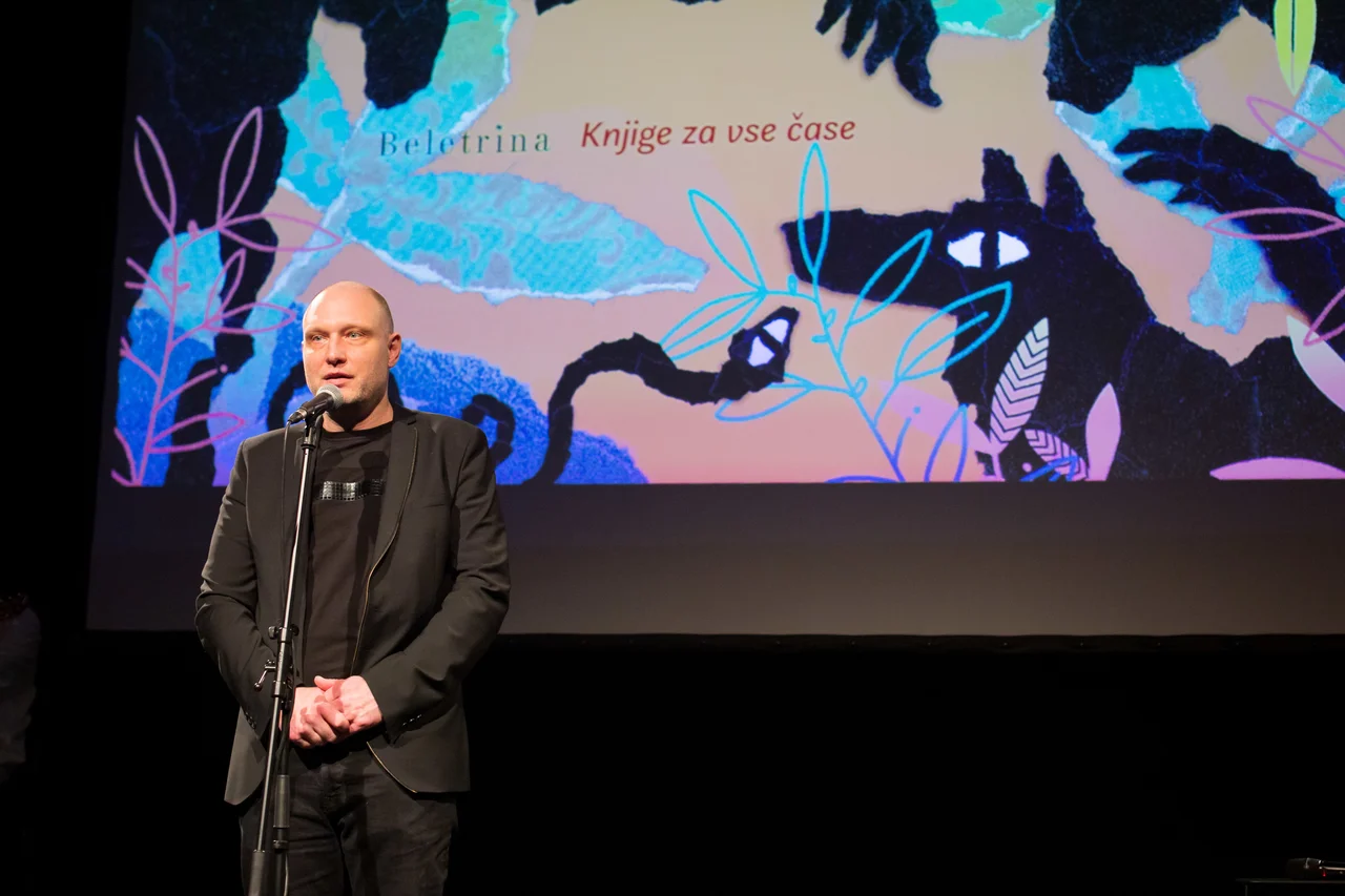 Fotografija: Direktor Beletrine Mitja Čander je nagovoril vidna imena iz sveta literature. FOTO: Matej Pušnik