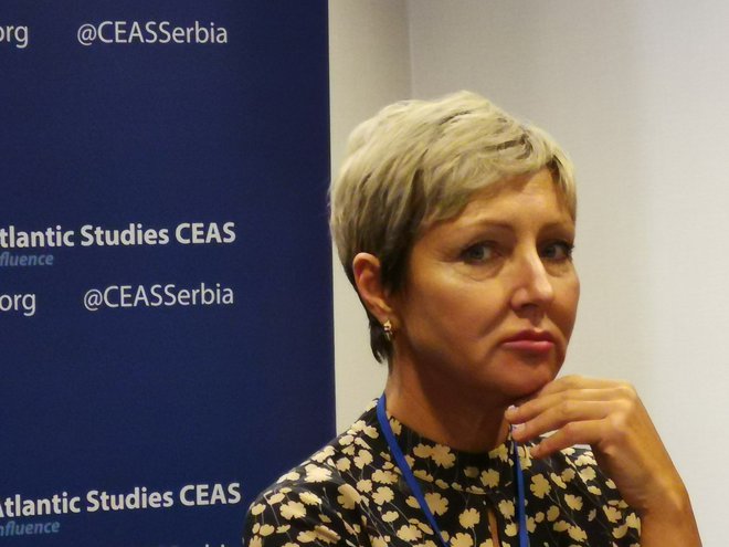 Milica Jelić, derektorica Centra za evroatlantske študije. Foto Milena Zupanič