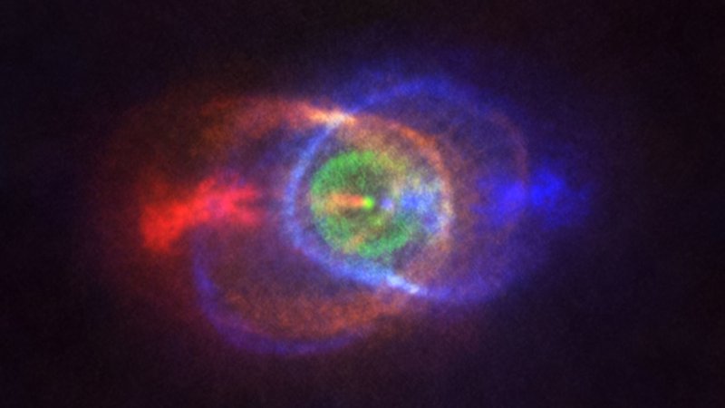 Fotografija: Umirajoča dvojna zvezda HD101584 FOTO: ALMA (ESO/NAOJ/NRAO), Olofsson 