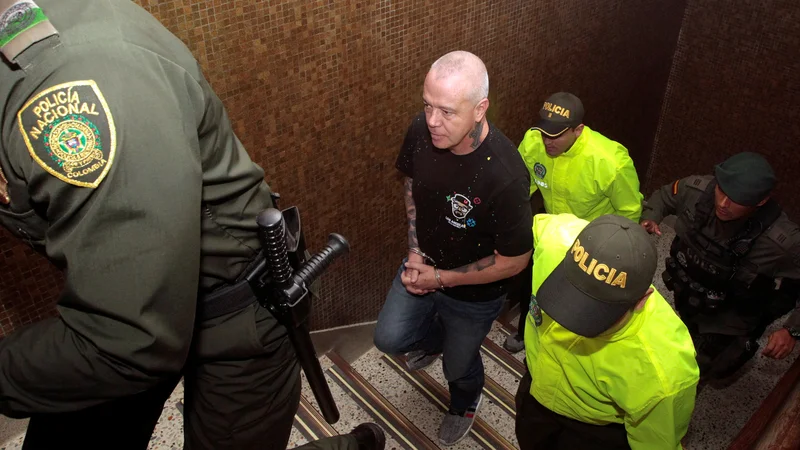 Fotografija: Escobarjev telesni stražar Jhon Jairo Velásquez Vásquez, znan tudi kot Popaj, je bil večkrat za zapahi. FOTO: Reuters