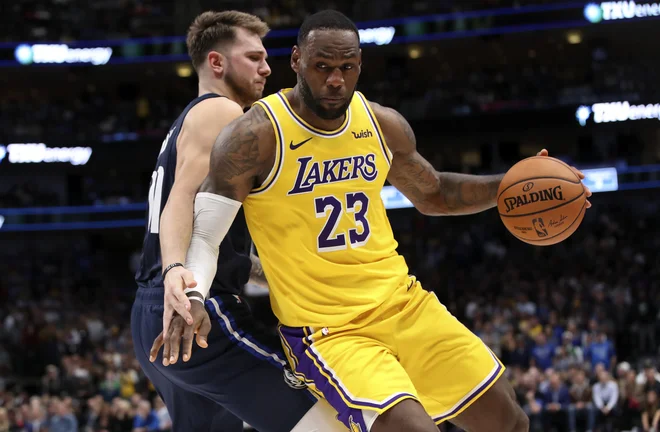 LeBron James in Luka Dončić bosta kmalu združila moči. FOTO: Usa Today Sports