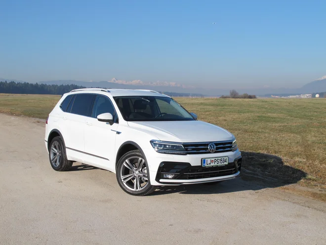 Volkswagen tiguan allspace je nekoliko podaljšana različica sicer dobro znanega športnega terenca. FOTO: Blaž Kondža