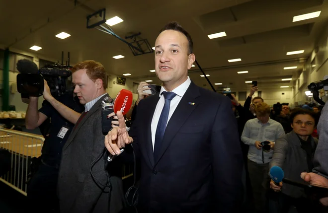 Irski premier in vodja stranke Fine Gael Leo Varadkar. Foto: REUTERS/Lorraine O'Sullivan