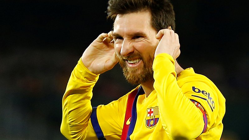 Fotografija: Lionel Messi resda ni dosegel gola v Sevilli, toda Barcelona je premagala Betis (2:3) tudi s pomočjo treh njegovih asistenc. FOTO: Reuters