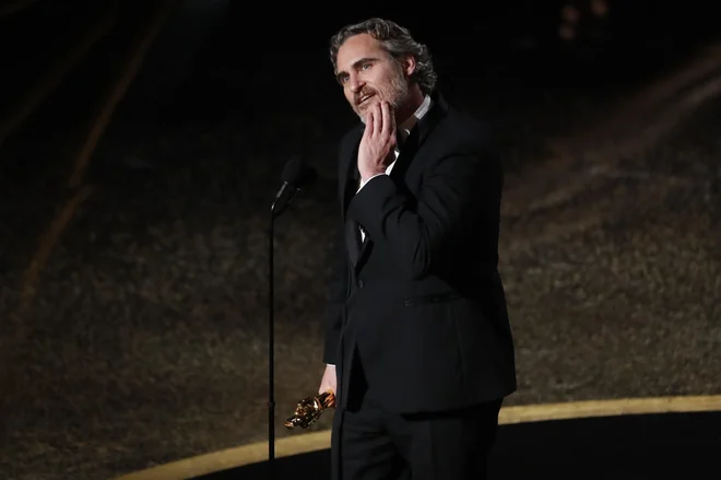 Joaquin Phoenix je postal najboljši igralec! FOTO: Valerie Macon/AFP