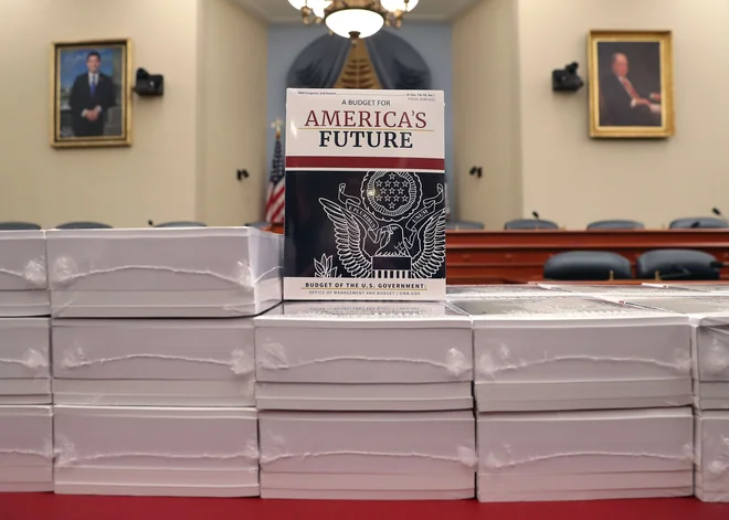 Predlog ameriškega proračuna. FOTO: Mark Wilson/Afp