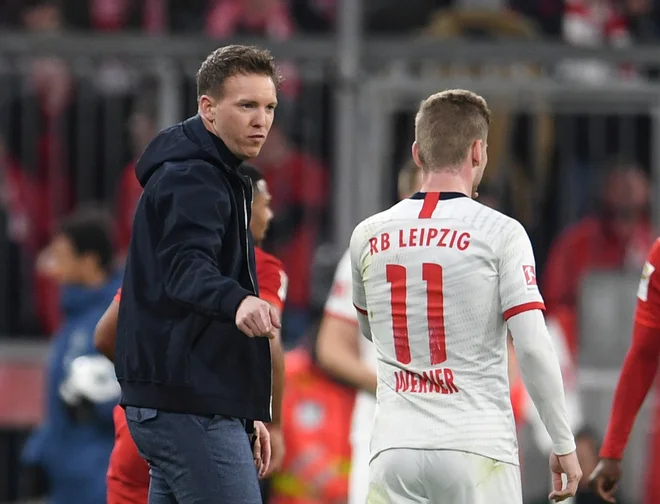 Trener Leipziga Julian Nagelsmann se bo soočil s slovitim Josejem Mourinhem. FOTO: Reuters