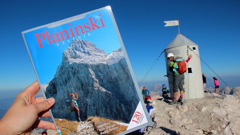 Fotografija: Tudi na slovenskem vrhu vseh vrhov. FOTO: Manca Ogrin