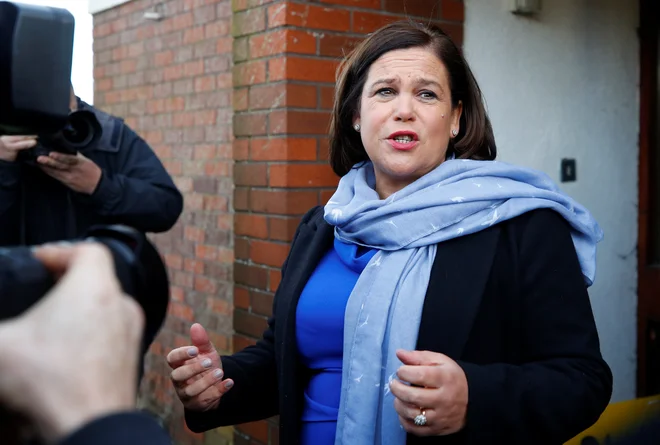 Mary Lou McDonald je primerjala irsko vprašanje z združitvijo Vzhodne in Zahodne Nemčije. Foto: Reuters