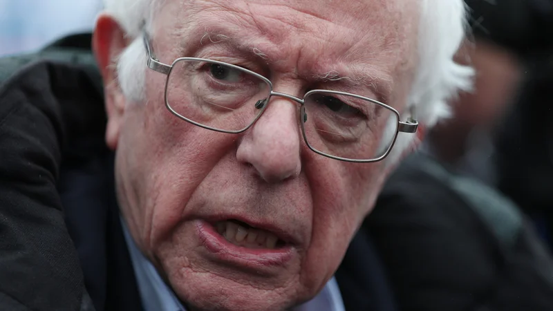 Fotografija: Kdo se boji Bernieja Sandersa? FOTO: Joe Raedle / Afp