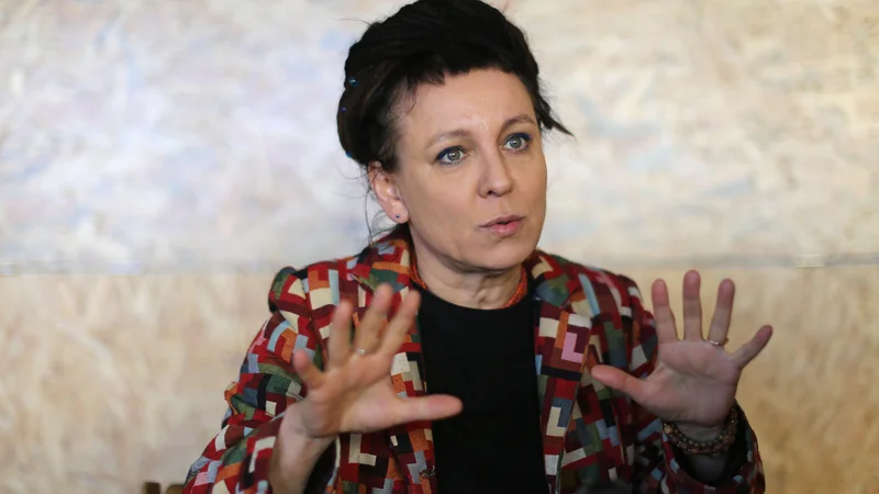 Fotografija: Olga Tokarczuk se bo predstavila z zbirko kratkih zgodb.
Foto Tomi Lombar