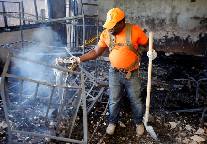 Vzrok požara še ni uradno znan. FOTO: Jeanty Junior Augustin/Reuters