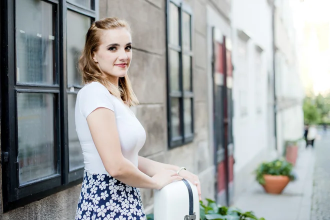 Weimar je Karmen Štendler všeč tudi zato, ker je bolj mirno mesto, saj kot umetnica potrebuje neko osamo za samorefleksijo, ustvarjanje, navdih. FOTO: Mirjam Čančer