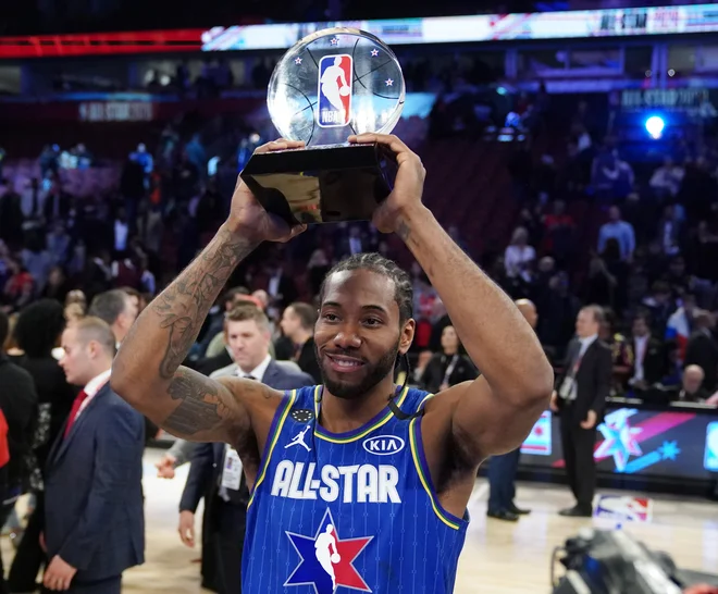 Kawhi Leonard je bil najboljši igralec tekme. FOTO: Usa Today Sports