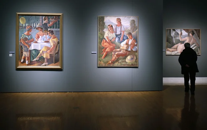 Razstava Srbski modernizem v Narodni galeriji Foto Blaž Samec