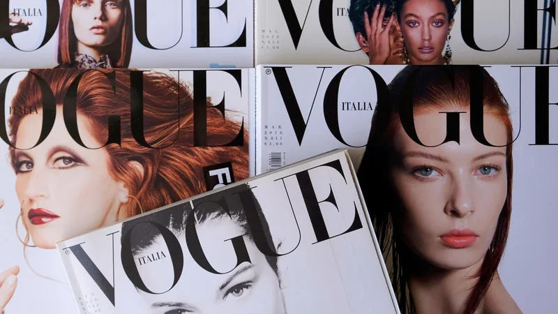 Vogue Italia je italijanska revija z najvišjo naklado. Foto Shutterstock