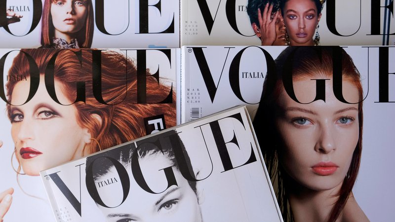 Fotografija: Vogue Italia je italijanska revija z najvišjo naklado. Foto Shutterstock