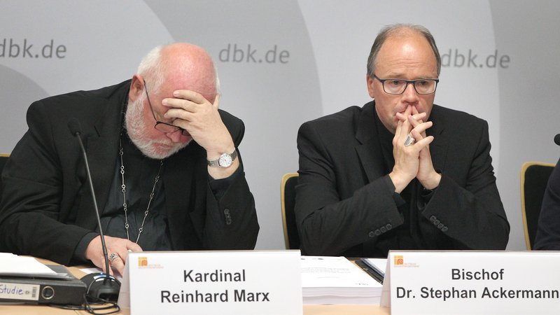Fotografija: Po ameriški, irski in številnih drugih zdaj tudi nemška Katoliška cerkev priznava svoje grozljive grehe. FOTO: AFP