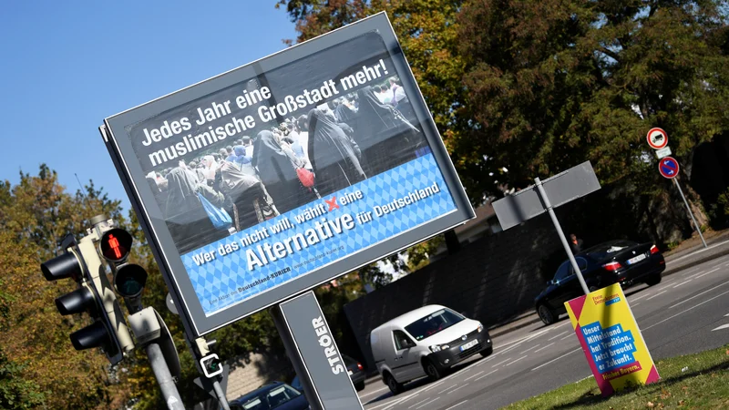 Fotografija: Nemčija je po izbruhu begunske krize doživela neverjeten vzpon nacionalistične Alternative za Nemčijo (AfD). Foto: Reuters