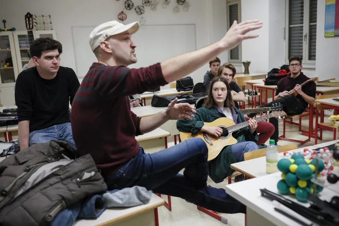 Delavnica jam session med kulturnim maratonom. FOTO: Uroš Hočevar