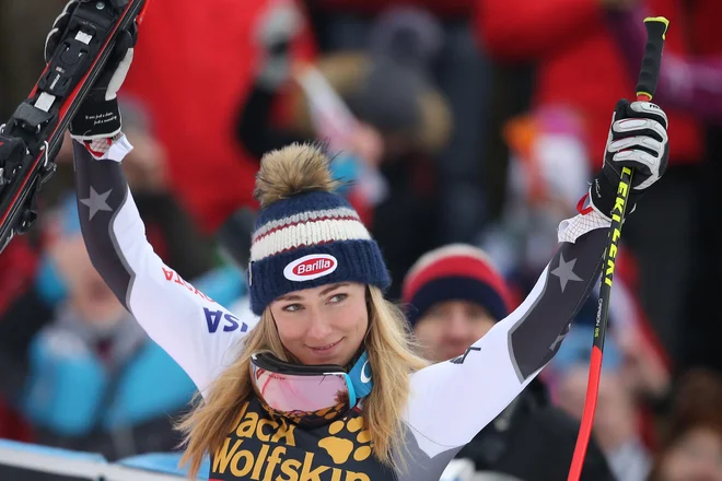 Mikaela Shiffrin je na Zlati lisici slavila že šest zmag. FOTO: Tomi Lombar