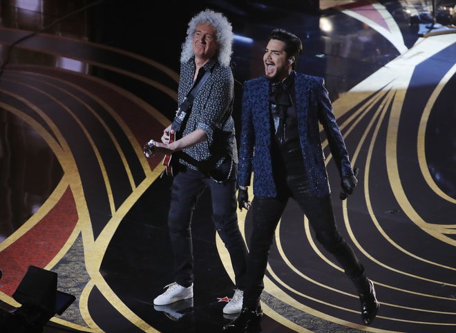 Adam Lambert in Brian May. FOTO: Mike Blake/Reuters
